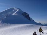 sedlo pri Valot, hore Mt.Blanc
